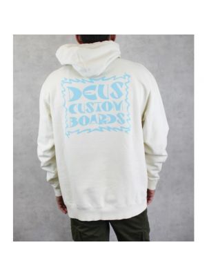 Suéter con capucha Deus Ex Machina blanco