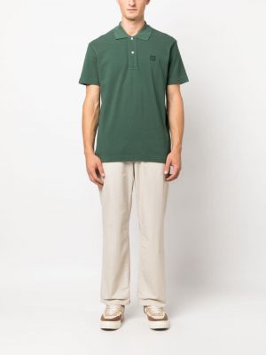 Polo marškinėliai Maison Kitsuné žalia
