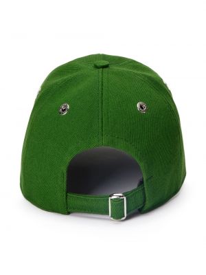 Siuvinėtas kepurė su snapeliu Ami Paris žalia