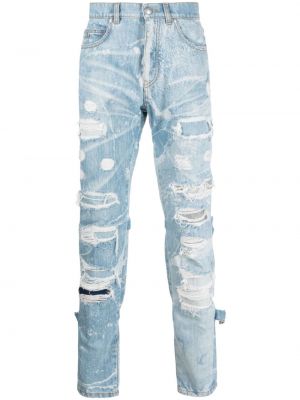 Jeans skinny effet usé John Richmond