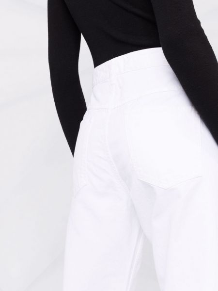 Rovné kalhoty Isabel Marant bílé
