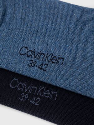 Skarpety Calvin Klein niebieskie