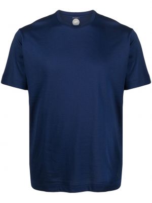 T-shirt col rond Mazzarelli bleu