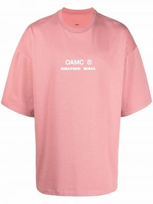 Camiseta con estampado Oamc rosa