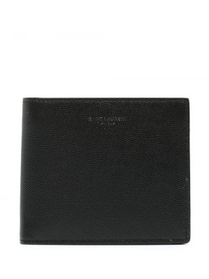 Kožená peňaženka Saint Laurent Pre-owned čierna