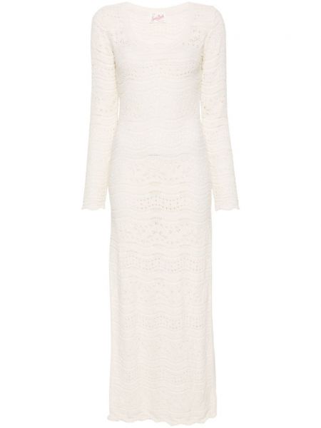 Макси рокля Mc2 Saint Barth бяло