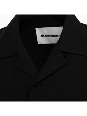 Camisa de algodón Jil Sander negro