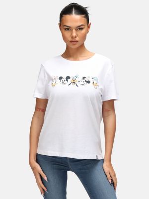 T-shirt à motif mélangé Recovered blanc
