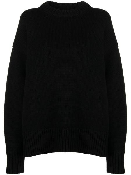 Пуловер The Row черно