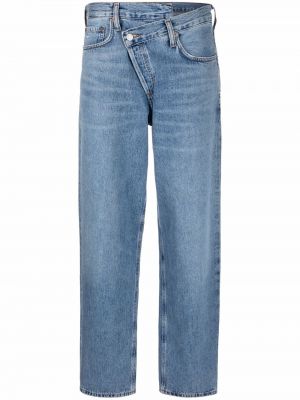 Straight leg jeans Agolde blu