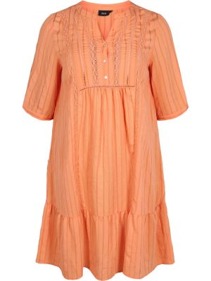 Košeľové šaty Zizzi oranžová
