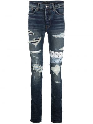 Smal skinny fit-jeans Amiri blå