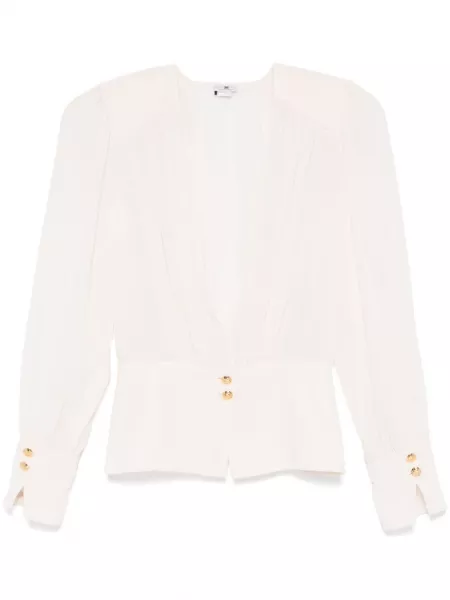 Plisseret bluse Elisabetta Franchi