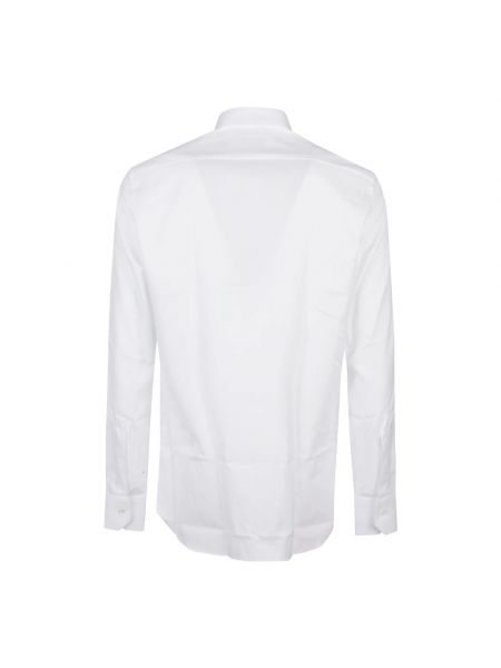 Koszula z długim rękawem klasyczna Ermenegildo Zegna biała