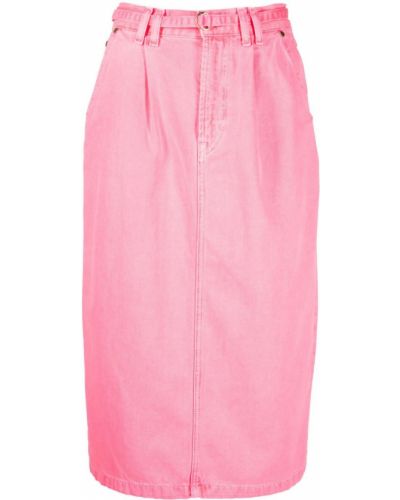 Midi sukně Essentiel Antwerp, růžová