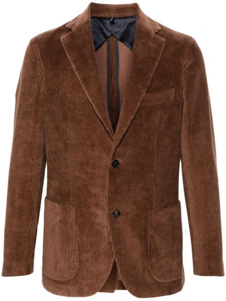 Bomuld blazer Incotex brun