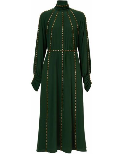 Сукня з довгими рукавами Burberry, зелене