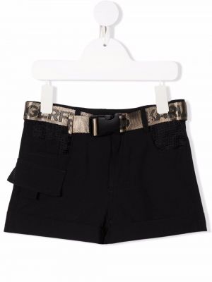 Montert shorts for jenter Karl Lagerfeld Kids svart