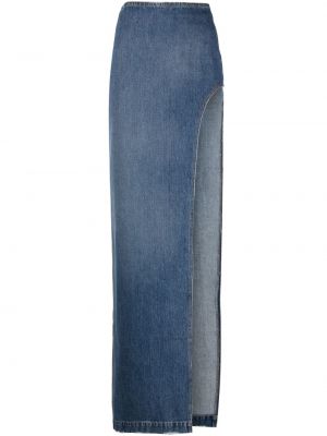 Džínsová sukňa Mônot modrá