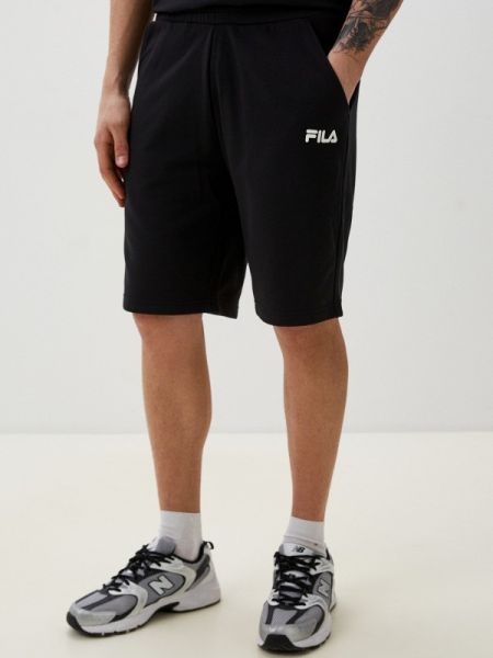 Черные спортивные шорты Fila