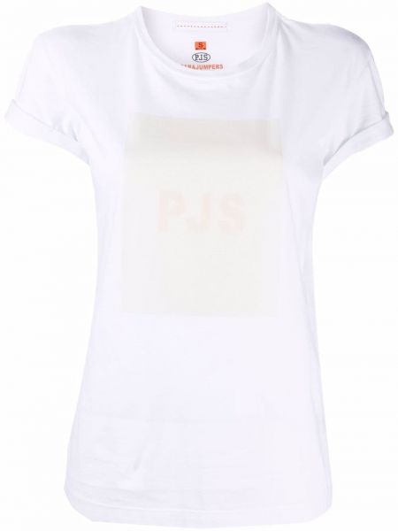 Camiseta con estampado Parajumpers blanco