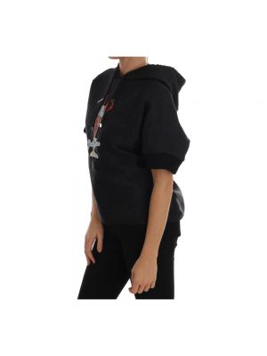 Sudadera con capucha de tela jersey de cristal Dolce & Gabbana