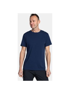 Bavlněné tričko s krátkými rukávy Kilpi modré