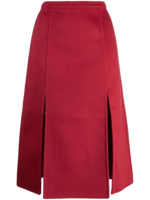 Midi sukňa Michael Kors Collection červená