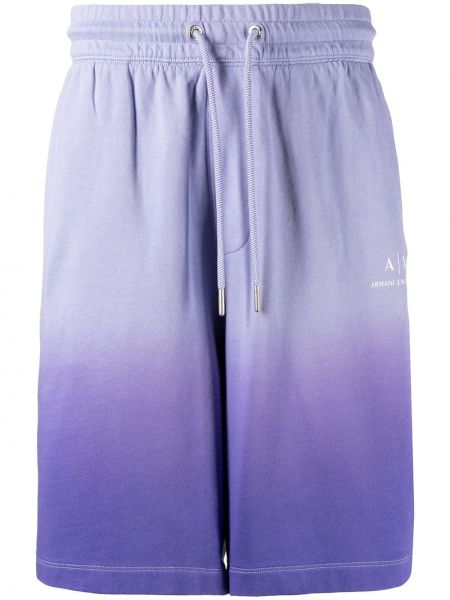 Gradient shorts Armani Exchange lilla