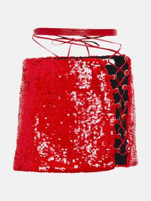 Mini spódniczka The Mannei czerwona