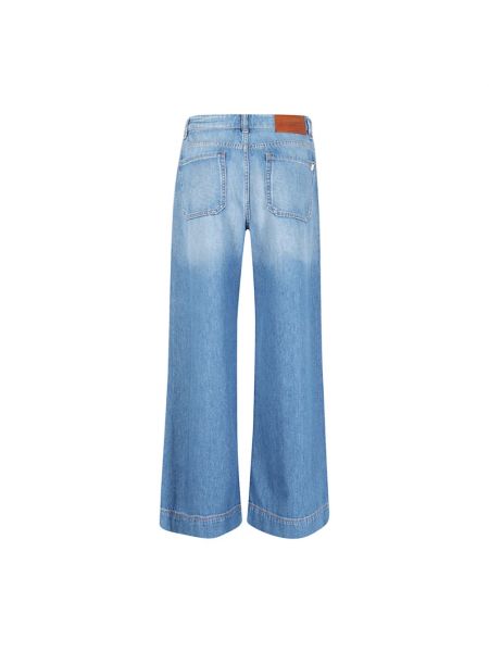 Jeans mit reißverschluss aus baumwoll Max Mara Weekend blau