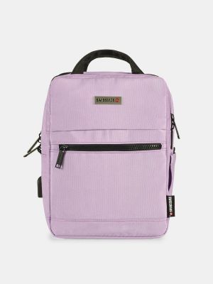 Mochila con cremallera con bolsillos Swissbags violeta