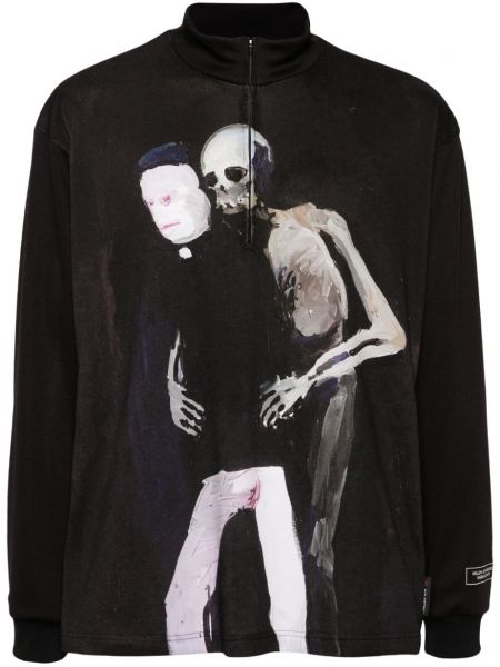 Langes sweatshirt mit print Undercover schwarz