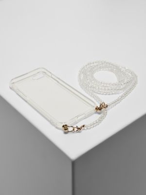 Prozorna ogrlica z perlami Urban Classics Accessoires