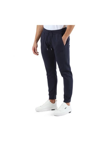 Pantalones de chándal con bordado de algodón Antony Morato azul
