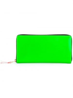 Πορτοφόλι με φερμουάρ Comme Des Garçons Wallet πράσινο