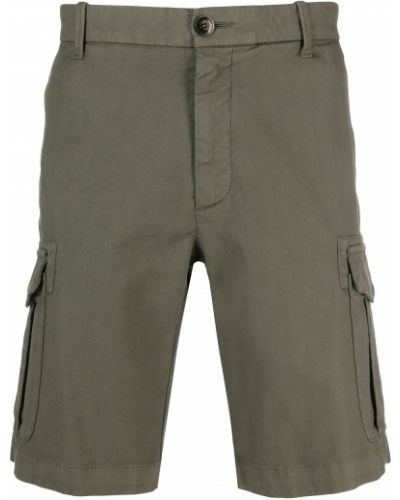 Pantalones cortos cargo de cintura alta Eleventy verde