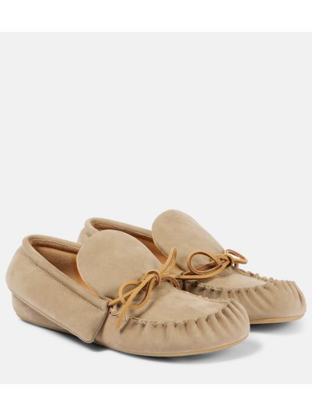 Loafers arco in pelle scamosciata Jw Anderson