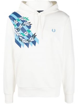 Hoodie Fred Perry bianco