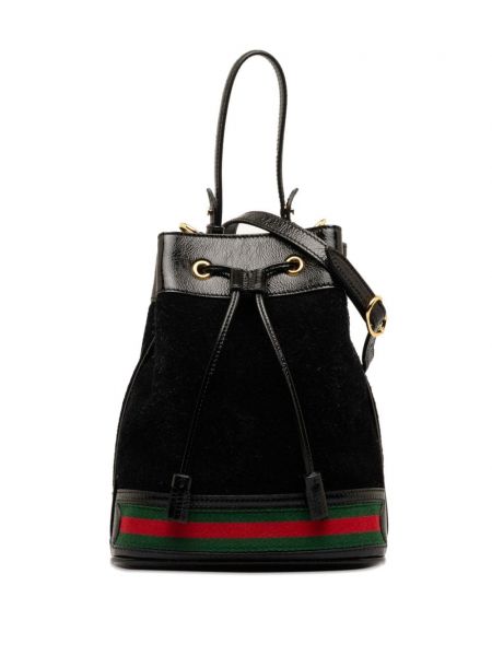 Τσάντα σουέτ Gucci Pre-owned μαύρο