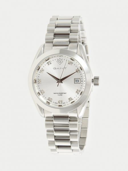 Srebrny zegarek Gant