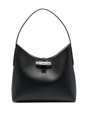 Δερμάτινη τσάντα ώμου Longchamp