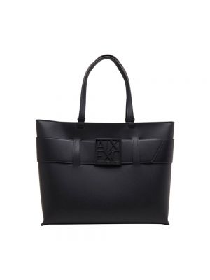 Shopper handtasche mit taschen Armani Exchange schwarz