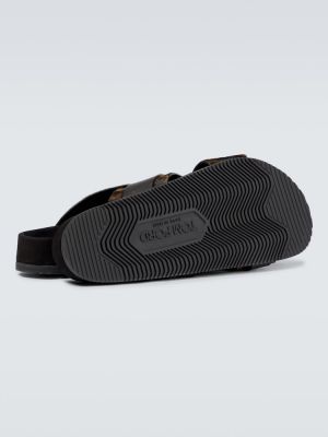 Велурени ниски обувки Tom Ford черно