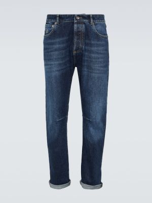 Jeans skinny slim fit Brunello Cucinelli blu