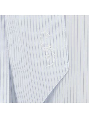 Camisa con lazo a rayas Dior blanco