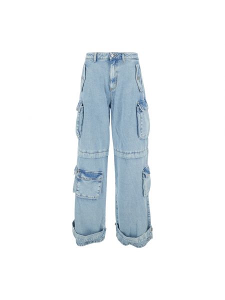 Low waist bootcut jeans ausgestellt Icon Denim blau