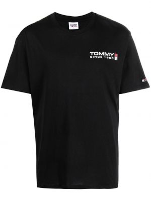 T-shirt Tommy Jeans svart