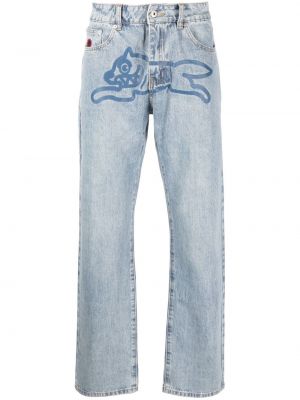 Straight jeans mit print Icecream