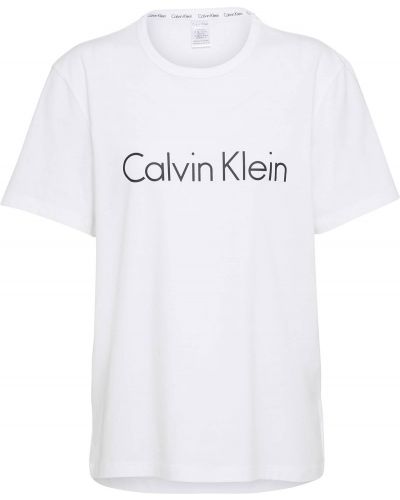 Κοντή μπλούζα Calvin Klein Underwear λευκό
